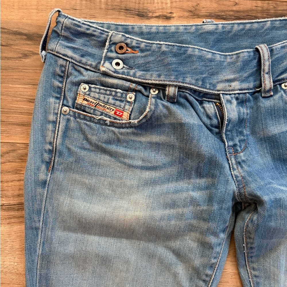 Y2K Diesel Blue Flare & Wide Leg Jeans - Picture 2 of 5